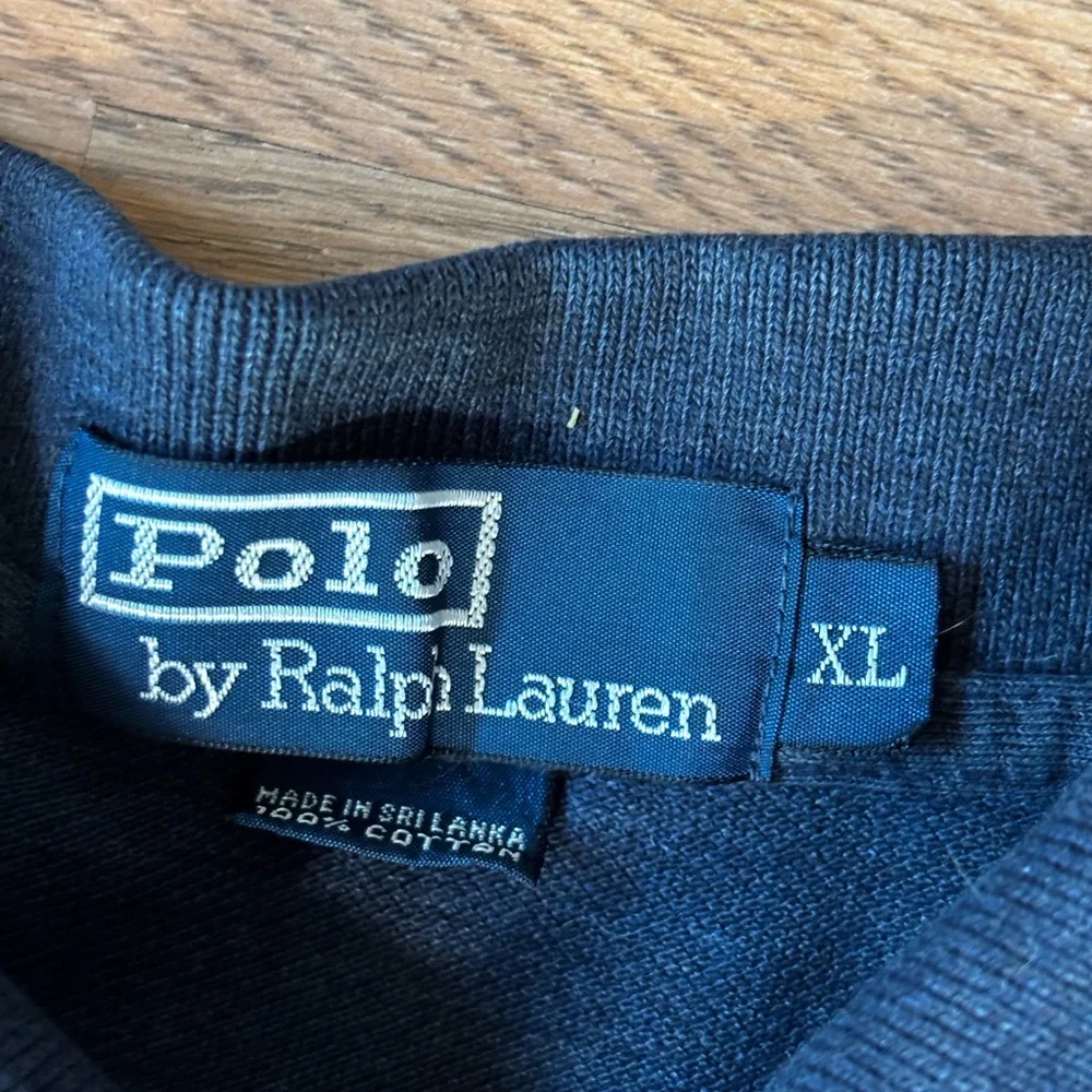 Vintage Polo Ralph Lauren Navy Polo Shirt Men’s size XL - Picture 2 of 7